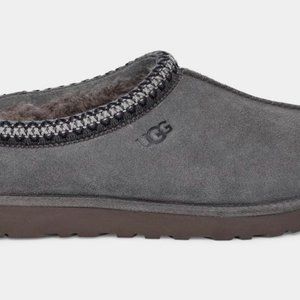 UGG Tasman Braid Dark Grey Suede Sheepskin Slippers Shoes Clogs Men's Men 10